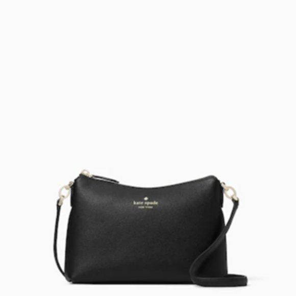 kate spade Handbags - KATE SPADE NWT Bailey Leather Crossbody Purse Black Textured Leather Jac…